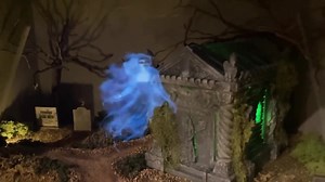 6.5K views · 129 reactions | Check out this spooky AR graveyard diorama with flying ghosts | Nathie | Facebook