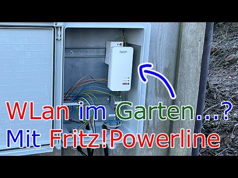 WLan im Garten und Garage für deine PV-Analge mit AVM Fritz!Powerline