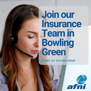 34 reactions |  Bowling Green Join our Insurance Team as an Insurance Service Representative!  Start at $14 per hour + bonus ✅ Enjoy premium benefits, tuition reimbursement, opportunity to grow and more!  Apply Today: https://afnicareers.com/search-careers/inbound-customer-service-representatives-2?&RB=facebookpagepost | Afni | Facebook