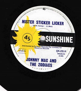 Johnny Mac And The Zodiacs -  Mister Sticker Licker