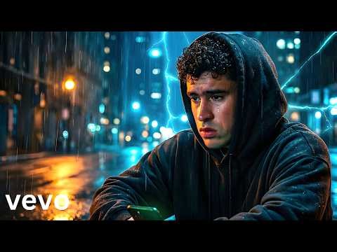 Bad Bunny - broken quietly (Official Lyrics Video)