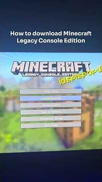 How to Install Minecraft Legacy Console Edition on PC! (Free & Easy)