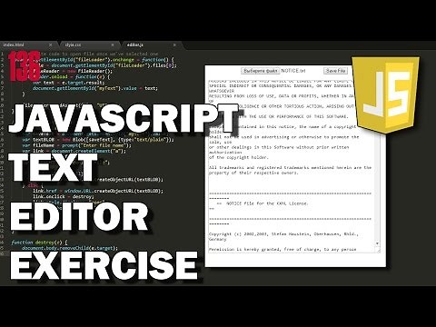 JAVASCRIPT Text editor example