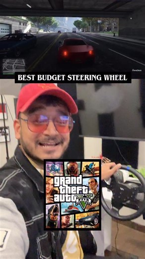 Varun Kumar on Instagram: "BEST BUDGET STEERING WHEEL FOR PC 🔥 COMMENT - LINK to get best buy link. #Pcgames #games #gta5"