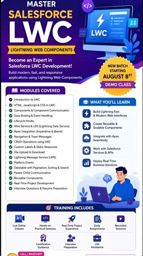 Salesforce Lightning Web Components (LWC) Full Course | Live Project | Interview Preparation |