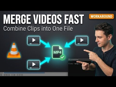 Merge Videos in VLC Media Player (Combine Clips into One File)
