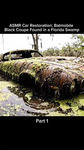 ASMR Car Restoration of Batmobile Black Coupe
