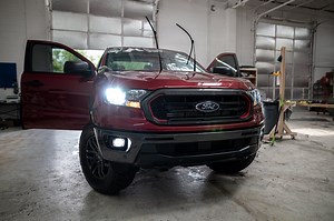 Ford Ranger 2019-2022 Light Bulb Size Guide Chart