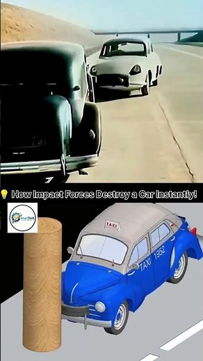 How Impact Forces Destroy a Car Instantly! | Car Crash Physics Explained 🚗💥