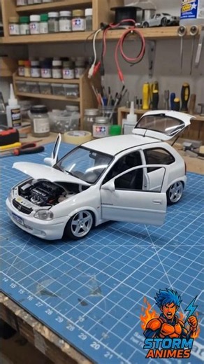 Olha o nível desse Corsa miniatura 🔥 #corsa #viral #triogoiano #somautomotivo #animemusic #fy