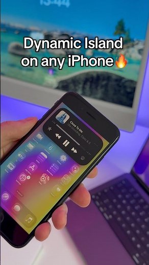 DYNAMIC ISLAND ON ANY IPHONE🔥 #apple #smartphone #tech