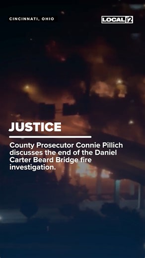 18K views · 57 reactions | A local man has confessed to starting the massive fire that severely damaged the Daniel Carter Beard Bridge last November, causing $11 million in damage and months of disruption for commuters and businesses: https://bit.ly/4eudHST | LOCAL 12, WKRC-TV | Facebook
