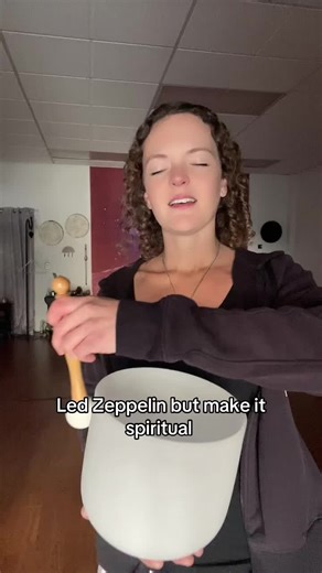 A Led Zeppelin sound bath, if you will ✨ #spirituality #soundbath #ledzeppelin #blackdog #healingmusic