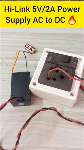 hi-link power supply 5V/2A AC to DC 🔥 #electronics