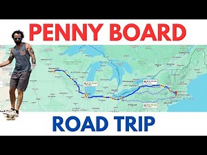 Penny Board Cruising Across America! | Road Trip Adventure Challenge