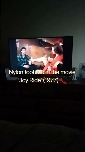 Nylon feet in the movie Joy Ride (1977)
