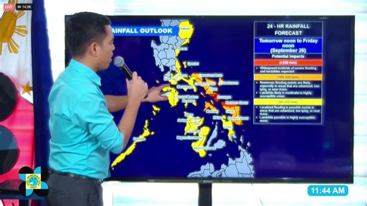 LIVE: Pagasa gives updates on Tropical Storm #OpongPH | September 24 | ABS-CBN News