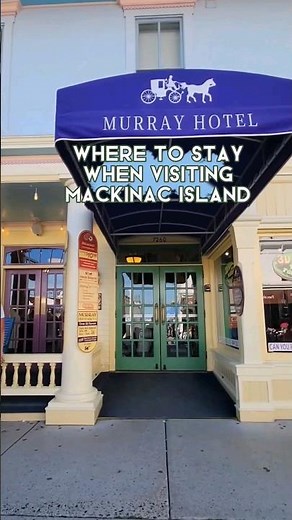Where to stay when visiting Mackinac Island - Murray Hotel #mackinacisland #mackinac #hotels