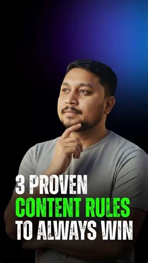 3 Proven Content Rules To Always Win✅
