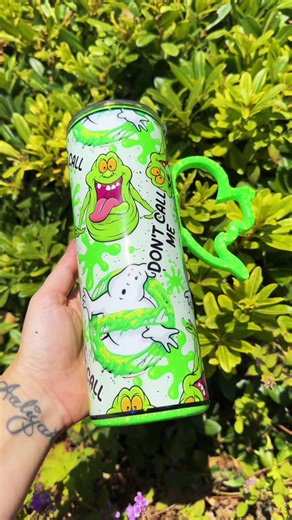 Who you gonna call?? #tumblertutorial #tumblercups #tumblersupplies #tumblerhacks #handle #tumbler #tumblerhacks #tumblermaker