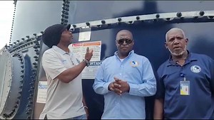 Grand Cay, Abaco Building a Sustainable Future: Our Chairman, Silvanus Petty inspects Grand Cay's water storage tank, paving the way for uninterrupted water supply to the community. | The Bahamas Water & Sewerage Corporation | Facebook