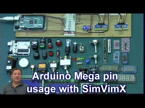 Arduino Mega pin usage with SimVimX