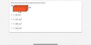 What is the surface area of the rectangular solid shown below?... | Filo