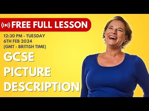 How to describe pictures in written French - GCSE Exercise (Full French Lesson)