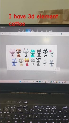 3d element cattos!#elementcattos