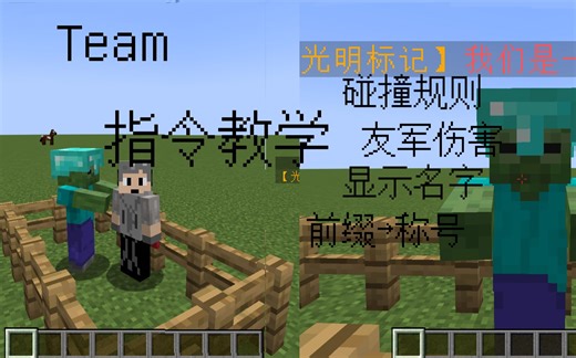 Minecraft-team指令教学