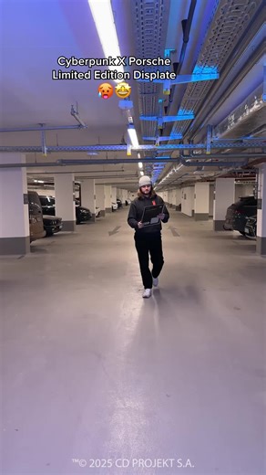 Officially licensed art from Cyberpunk 2077 and Porsche. Only 2000 copies, get one while you can!