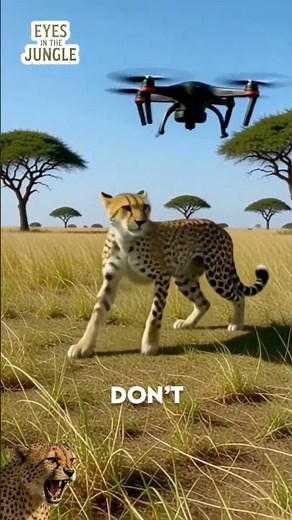 Fastest Cheetah Explodes Into Speed Across The African Safari 🐆 #cheetah #animals #fastestanimal