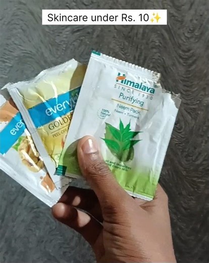 Skincare under ₹10 ✨ l #viral #skincare #skincareproducts #under10 #shorts #minivlog #vlog