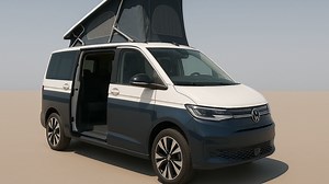 Melihat dekat interior VW Multivan T7 California