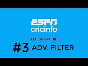 Advanced Filter! | How to use Statsguru | Search Cricket Records | ESPNCricinfo | Tutorial #3