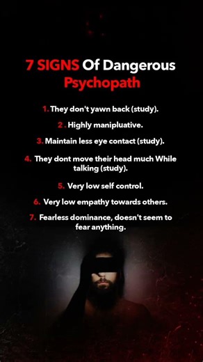 7 Signs of a Dangerous Psychopath (Dark Psychology Facts You Must Know)
