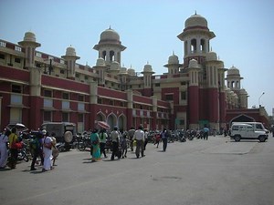 Lucknow Charbagh Railway Station in Lucknow, India