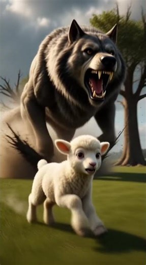 “A Giant Wolf Is Chasing This Lamb 😱 (Part 1)”