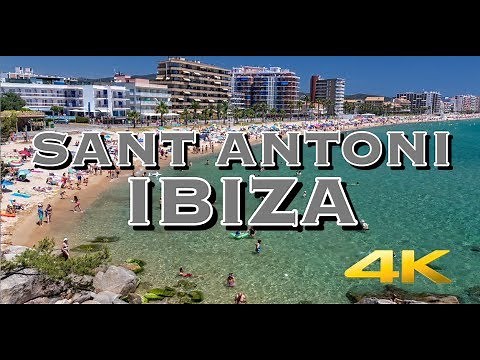Sant Antoni Ibiza, Spain Tour 4K
