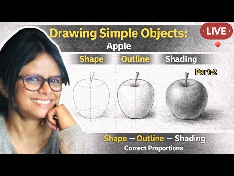 Learn Shape, Outline & Shading | Drawing Simple Objects | Part2