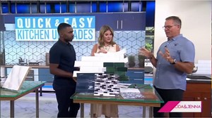 SMART TILES Peel and Stick Backsplash - 5 Sheets of 11.56" x 8.38" - 3D Adhesive Peel and Stick Tile Backsplash for Kitchen, Bathroom, Wall Tile