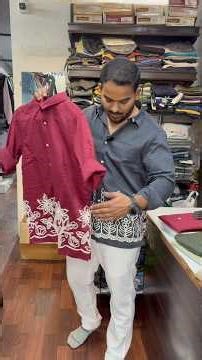 Premium Embroidery shirts-M L XL 2XL-650/- Only #kurnool #embroideredtshirt #cottonshirt #menswear