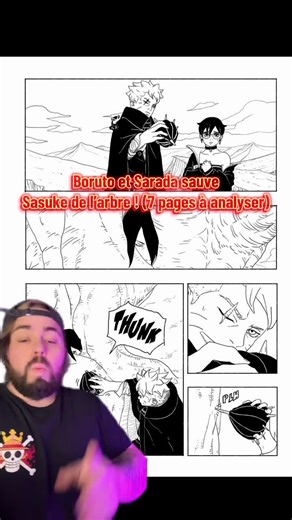 Boruto et Sarada sauvent Sasuke de l’arbre !