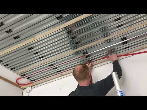 Thermo-Lutz Deckenheizung acular-DG Verlegung