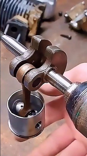 Crankshaft to Piston Motion Demo Workshop Build Explained USA Tool #Engineering #Mechanics #Shorts