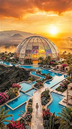 This Place Is Too Hot to Live… So They Built a Giant Dome 😳🔥