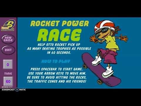 Rocket Power Skateboard Race (Nickelodeon Games)