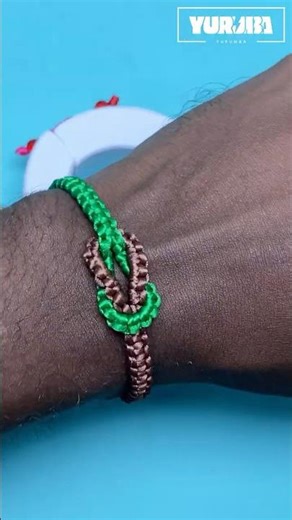 COMO FAZER ESSA LINDA PULSEIRA MACRAMÊ #short #yurumba #diy