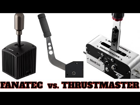 Thrustmaster TSS vs. Fanatec ClubSport Shifter vs. Fanatec Handbremse