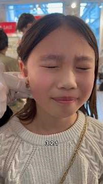 🔥FINALLY🔥Hayson‘s First time Ear piercing👂experience and she said… #earpiercing #piercing